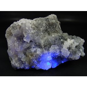 画像: キャビネットサイズ：猪倉大成鉱山産パープルフローライト/水晶原石 840.5g