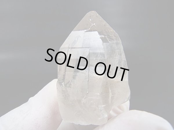 画像1: ガネーシュヒマール・ラパ産ウォータークリア水晶ポイント 34.5g