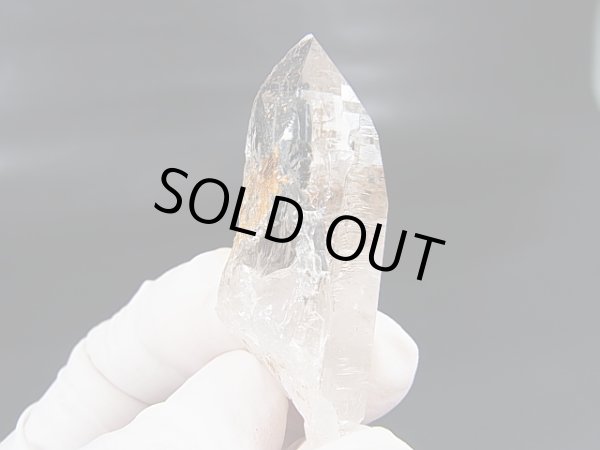 画像1: ガネーシュヒマール・ラパ産ウォータークリア水晶ポイント 19.5g