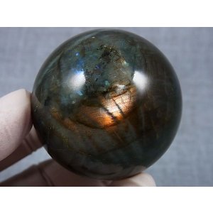 画像: マダガスカル産ラブラドライトSA丸玉 50mm