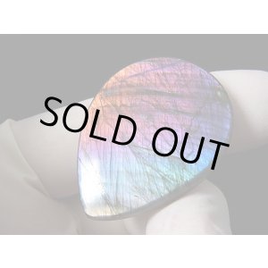 画像: レアカラー：ピンク/パープル/ブルーシラーラブラドライト研磨タンブル 11.4g