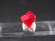 画像1: ミャンマー・モゴック産宝石質レッドスピネル結晶（双晶） 1.3カラット