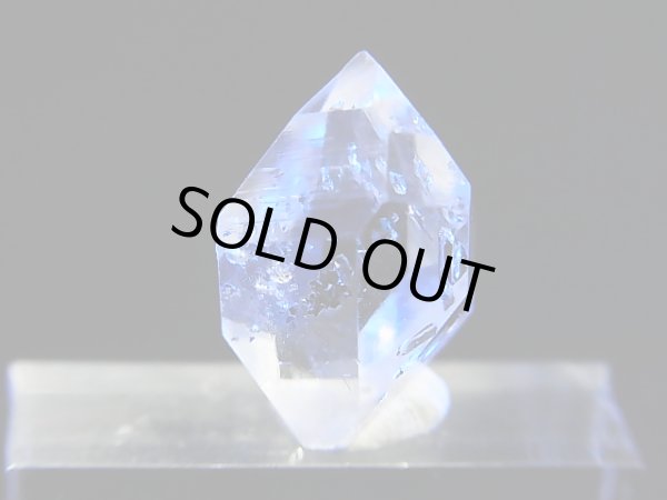 画像2: ニューヨーク・ハーキマーダイヤモンド（水晶）ＤＴポイント（蛍光オイル入り） 3.0g