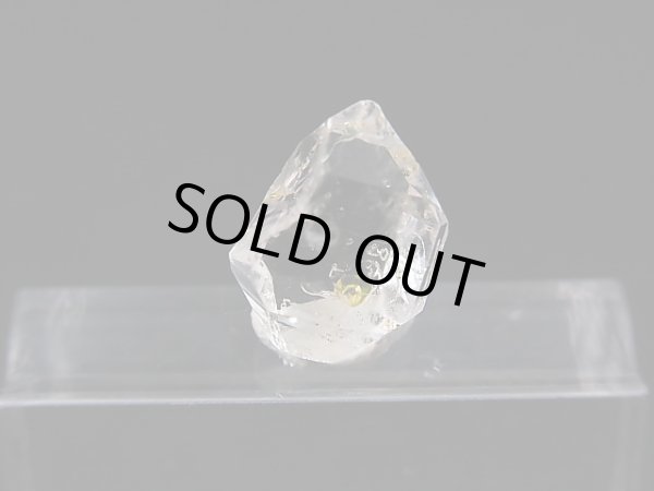 画像1: ニューヨーク・ハーキマーダイヤモンド（水晶）ＤＴポイント（蛍光オイル入り） 0.7g