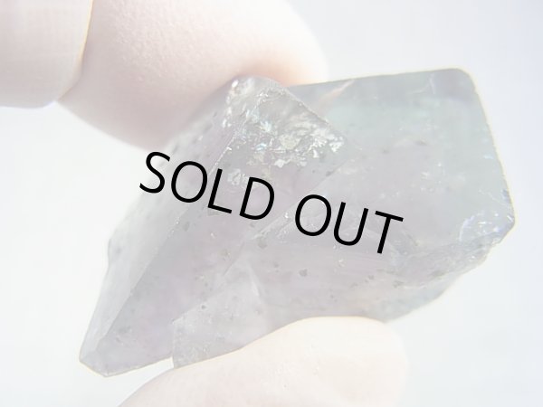 画像1: ナイジェリア産強蛍光フローライト原石 17.9g