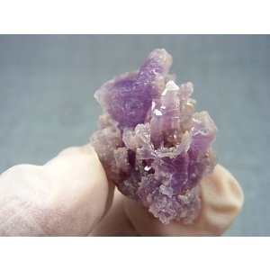 画像: 栃木県野州鉱山産紫水晶クラスター(エレスチャル) 10.4g