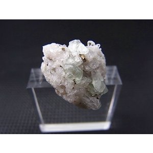 画像: 猪倉大成鉱山産パイライト＆水晶付きグリーンフローライト原石 4.8g