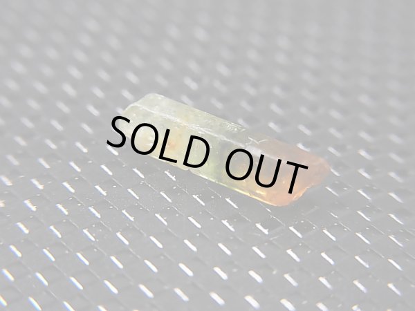 画像2: ベトナムMinh Tien産バイカラートルマリン（オレンジ/グリーン）結晶原石 1.1カラット