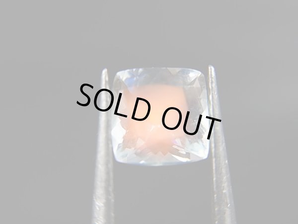 画像2: レアカラー：ピンク/オレンジ/ブルーシラームーンストーン（ラブラドライト）・ルース 1.2カラット