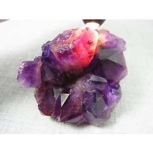 画像: コンゴ産カラーシフト/ディープカラーアメジストクラスター 122.5g