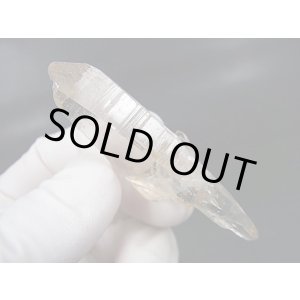 画像: ガネーシュヒマール・ラパ産ウォータークリア水晶ポイント（ファーデン/ＤＴ） 21.9g