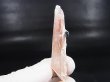 画像1: 内モンゴル産アイアンローズ付きピンク水晶（レーザー型） 10.1g
