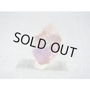 画像: ミャンマー・モゴック産ラベンダーアメジスト原石（エレスチャル/セプター） 4.7g