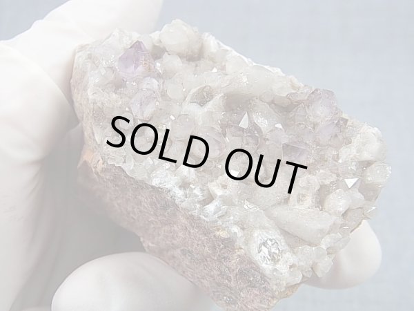 画像1: ノルウェー・ホルメストランド産アメジスト原石（群晶） 133.7g