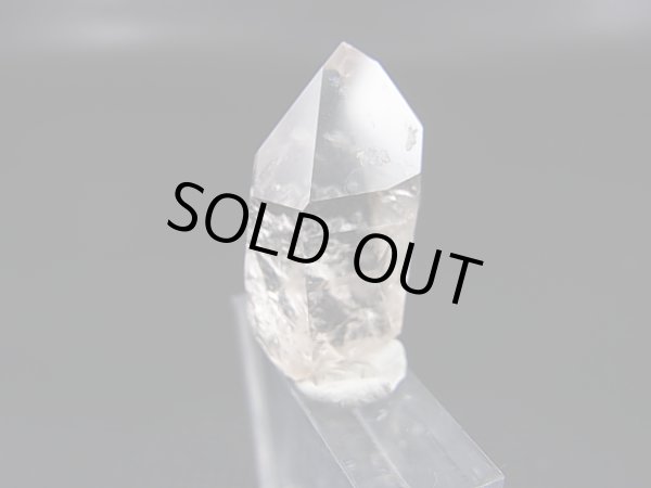 画像1: 山梨県乙女鉱山産ウォータークリア水晶ポイント 4.1g