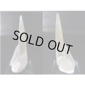 画像: 山梨県水晶峠産トレモライト入り水晶ポイント 9.0g