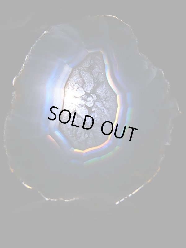 画像1: ブラジル産イリスアゲートスライス 7.1g