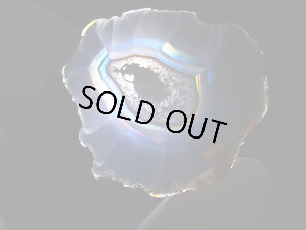 画像2: ブラジル産イリスアゲートスライス 8.7g