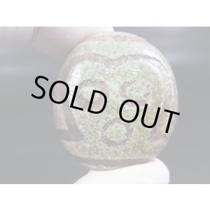 画像: ヴィンテージ:「十眼」西蔵(チベット)天珠 約37.5×34×17.5mm