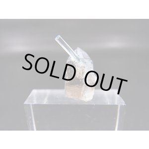 画像: ベトナム・タインホア産アクアマリン付きスモーキー水晶 1.4g