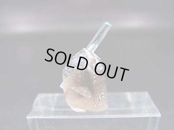 画像2: ベトナム・タインホア産アクアマリン付きスモーキー水晶 1.4g