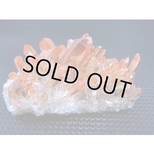 画像: スウェーデン産ヘマタイト（タンジェリン）水晶クラスター 19.0g