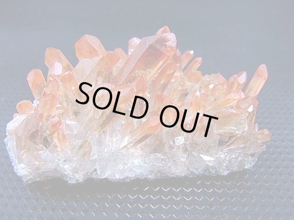 画像1: スウェーデン産ヘマタイト（タンジェリン）水晶クラスター 19.0g