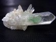 画像2: マダガスカル産フックサイトイン水晶クラスター（グリーンファントム） 52.9g