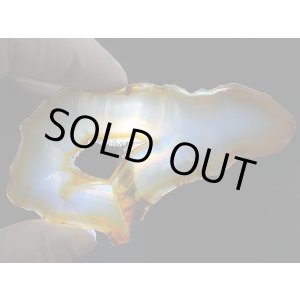 画像: ブラジル産イリスアゲートスライス 16.2g