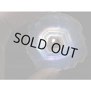 画像: ブラジル産イリスアゲートスライス 16.6g