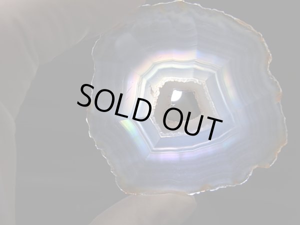 画像1: ブラジル産イリスアゲートスライス 16.6g