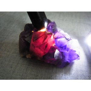 画像: コンゴ産カラーシフト/ディープカラーアメジストクラスター 141.4g