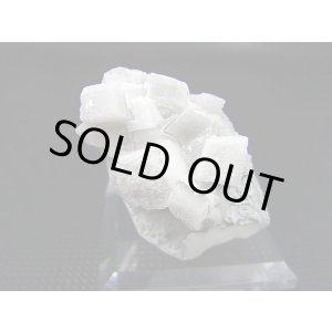 画像: ノルウェー産アデュラリア（氷長石）付き水晶原石 31.6g