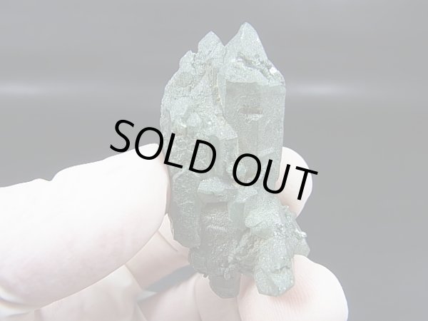 画像1: インド・マニハール産クリア水晶（カテドラル/インターフェレンス/ＤＴ/クローライト入り） 19.3g