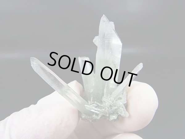 画像1: インド・マニハール産クリア水晶（連晶/クローライト入り） 8.5g