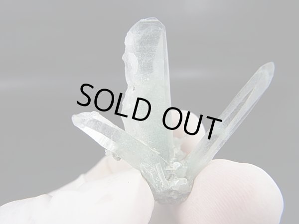 画像2: インド・マニハール産クリア水晶（連晶/クローライト入り） 8.5g