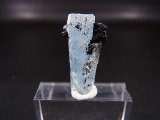 画像: ベトナム産連晶結束型アクアマリン原石（ブラックトルマリン付き） 2.2g