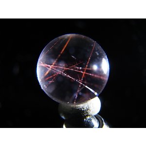 画像: マダガスカル産ピンクエンジェルラダー水晶丸玉 10mm