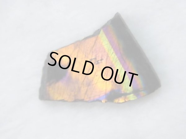 画像1: フィンランド・ユレマー産スペクトロライト（パープルヴィオラミックス）研磨スライス 4.3g