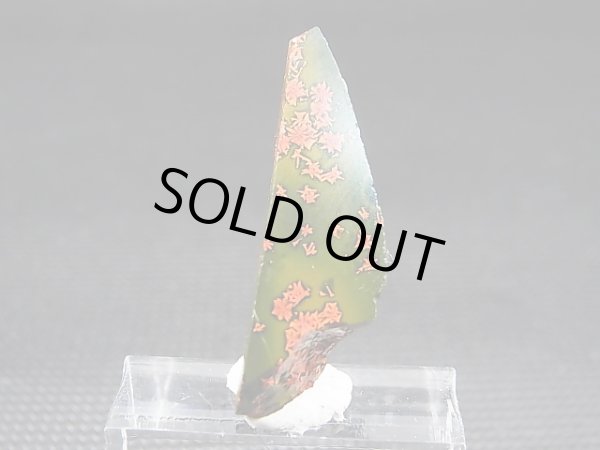 画像2: 飯盛ラボストーン（IL-stone）「レアカラー：ブラッドストーン（紅葉石）」ガラス原石 17.6カラット