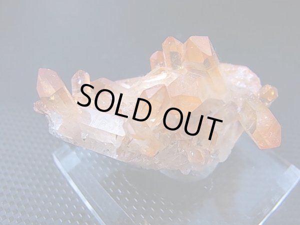 画像1: スウェーデン産ヘマタイト（タンジェリン）水晶クラスター 21.2g