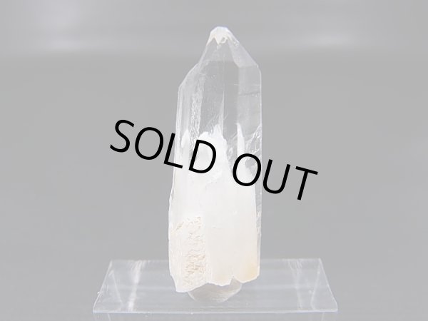 画像1: 山梨県乙女鉱山産ウォータークリア水晶ポイント 4.1g