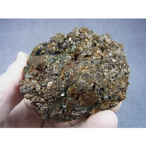 画像: 栃木県野州鉱山産キャルコパイライト原石 295.7g