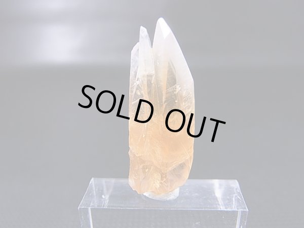 画像1: スウェーデン産カルサイトポイント（犬牙/連晶） 4.7g