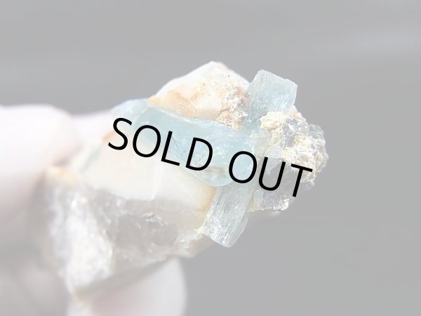 画像2: ベトナム・タインホア産アクアマリン付きスモーキー水晶 35.0g