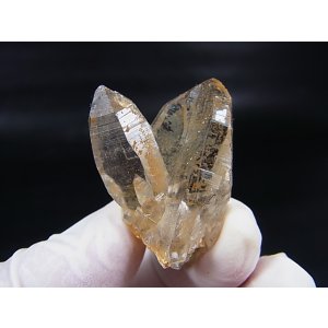 画像: ガネーシュヒマール・ラパ産ウォータークリア水晶ポイント（貫入り/連晶） 17.3g
