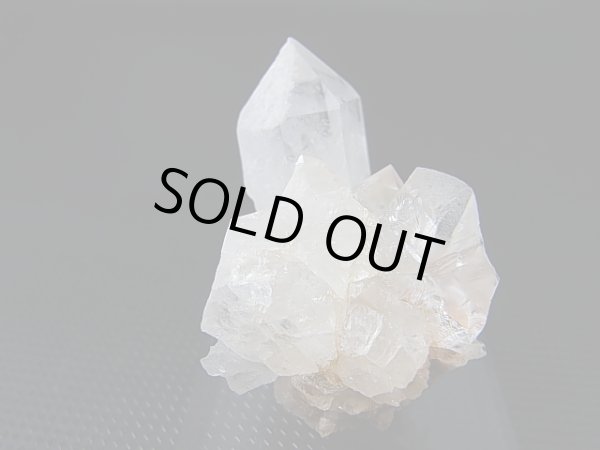 画像2: ノルウェー・リエルネ産クリア水晶クラスター 28.3g