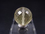画像: リビアングラス（クリストバライト入り）ミラーカットビーズ 20.5mm
