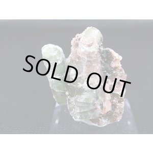 画像: スウェーデン・ラップランド産アパタイト/ヘマタイト付き水晶原石 22.0g