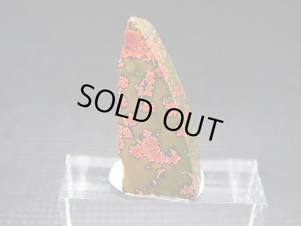 画像2: 飯盛ラボストーン（IL-stone）「レアカラー：ブラッドストーン（紅葉石）」ガラス原石 14.6カラット